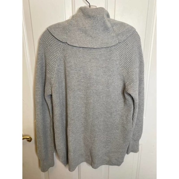 Michael Michael Kors women's sweater, chunky waffle knit, Gray size L - Picture 6 of 7